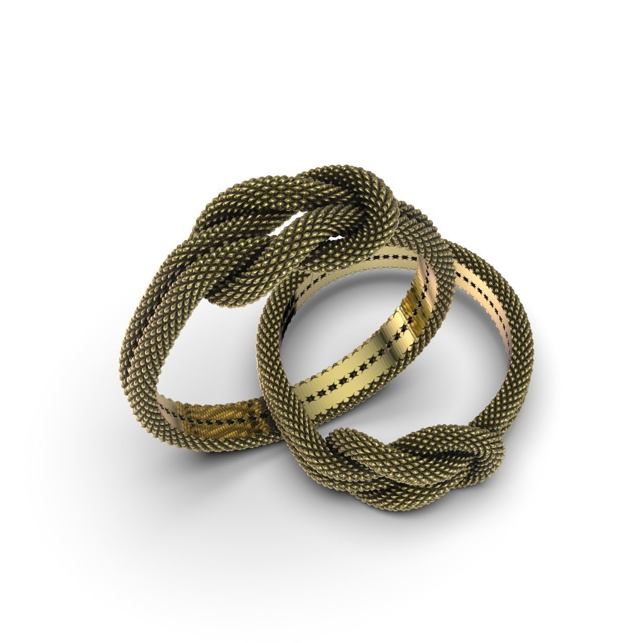 Knot Ring 3D print model_12