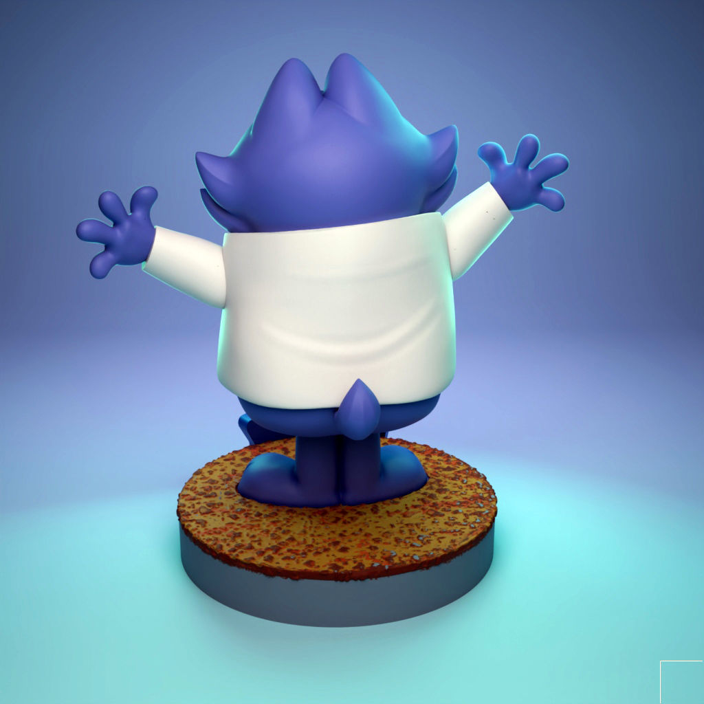 Benny-The Ball -Top cat 3D print model_3