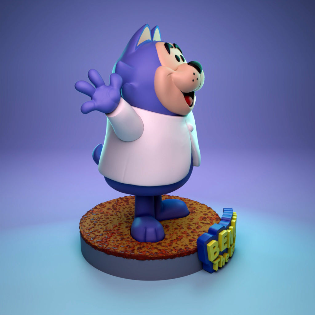 Benny-The Ball -Top cat 3D print model_1