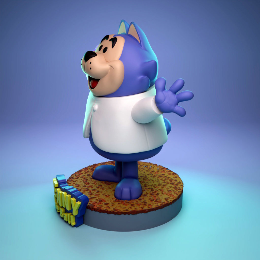 Benny-The Ball -Top cat 3D print model_2