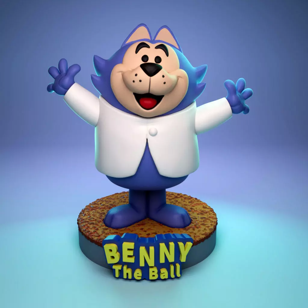 Benny-The Ball -Top cat 3D print model_0