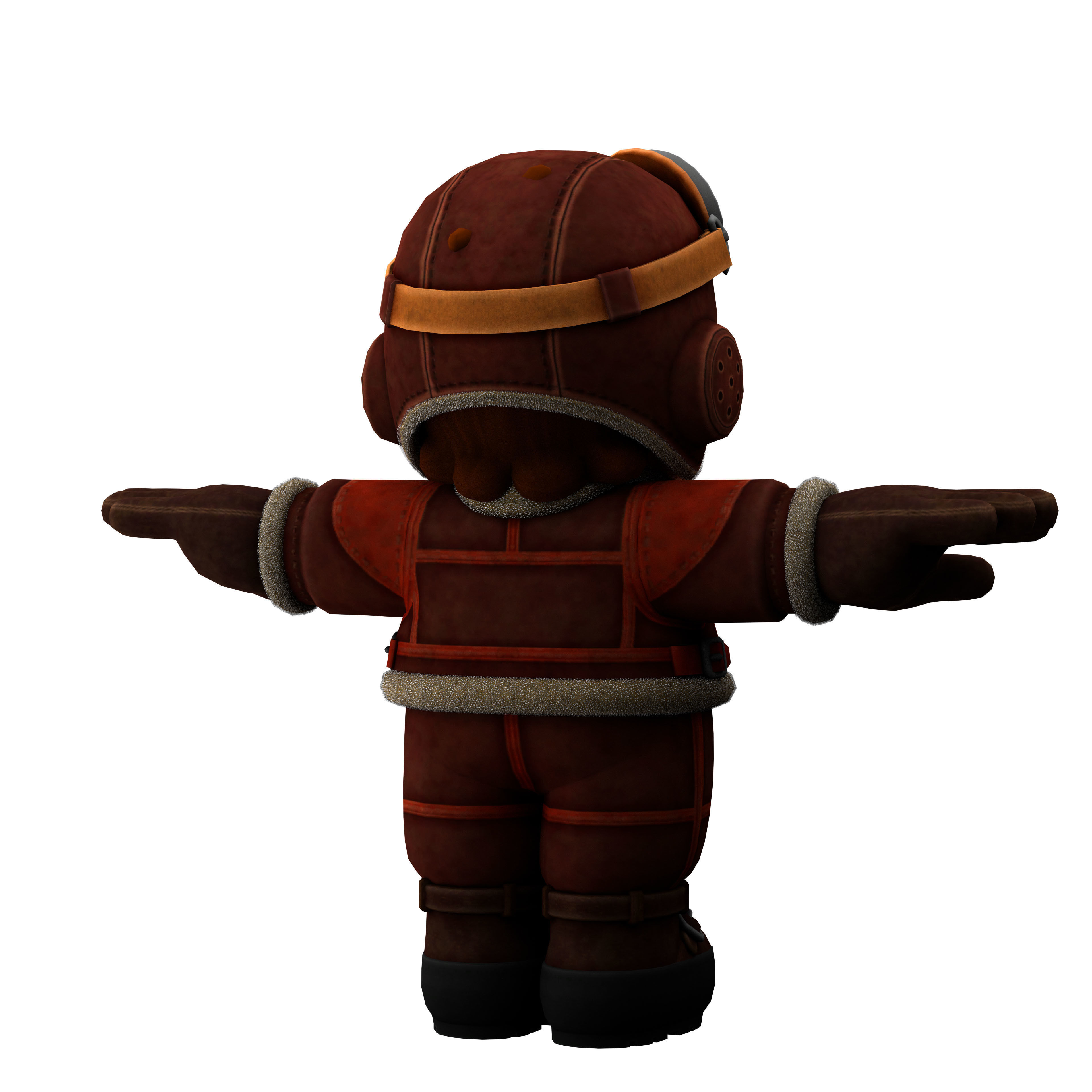 super mario Low-poly 3D model_8