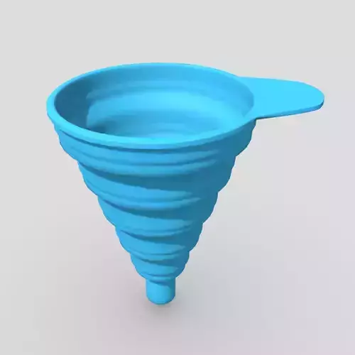 Funnel 5 Low-poly 3D model