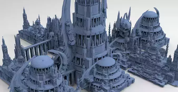 Wizard Skeleton Tower Scull Dome collection 3 