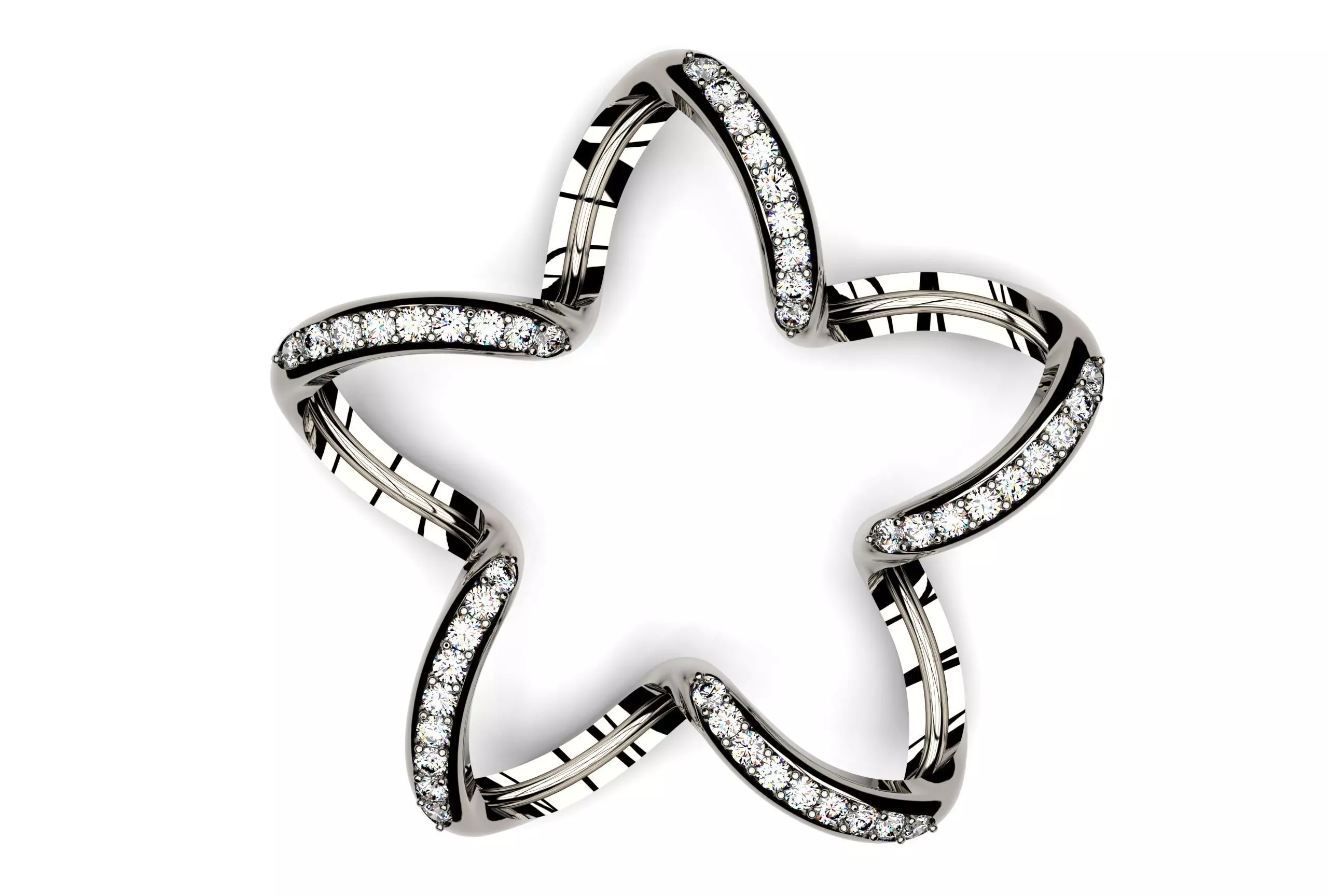 Star Pendant Free 3D print model