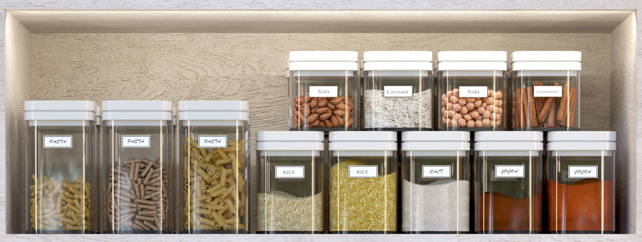 Rack with fruits and spices Grocery 3D model_2