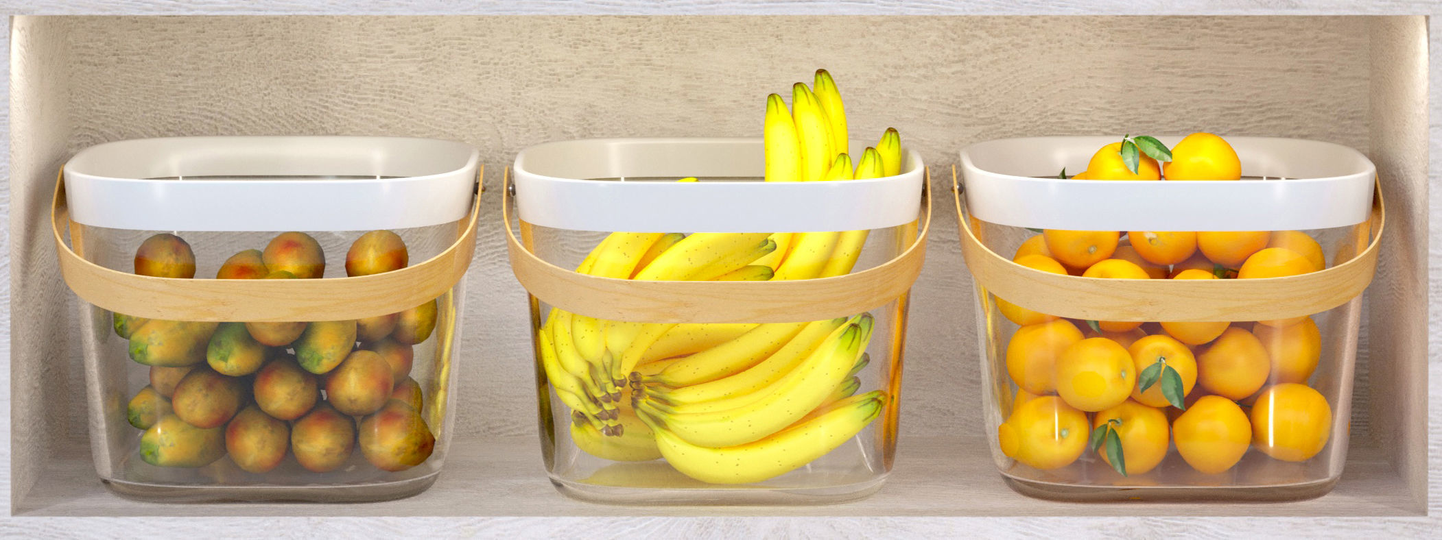 Rack with fruits and spices Grocery 3D model_4