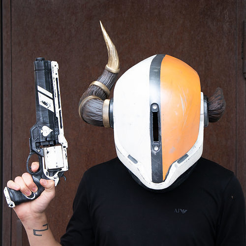 SHAXX HELMET WEARABLE D2 3D print model