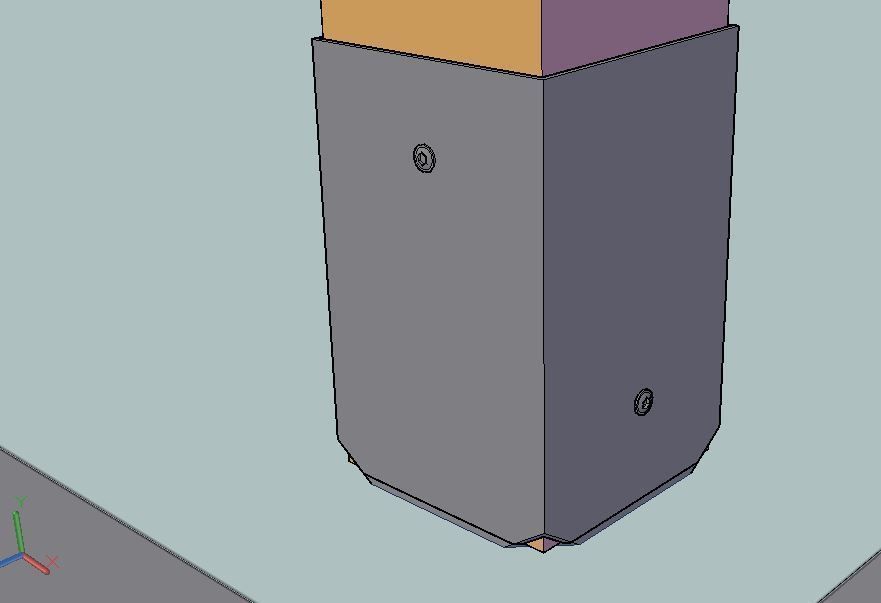 Wooden shade canopy 3D print model_3