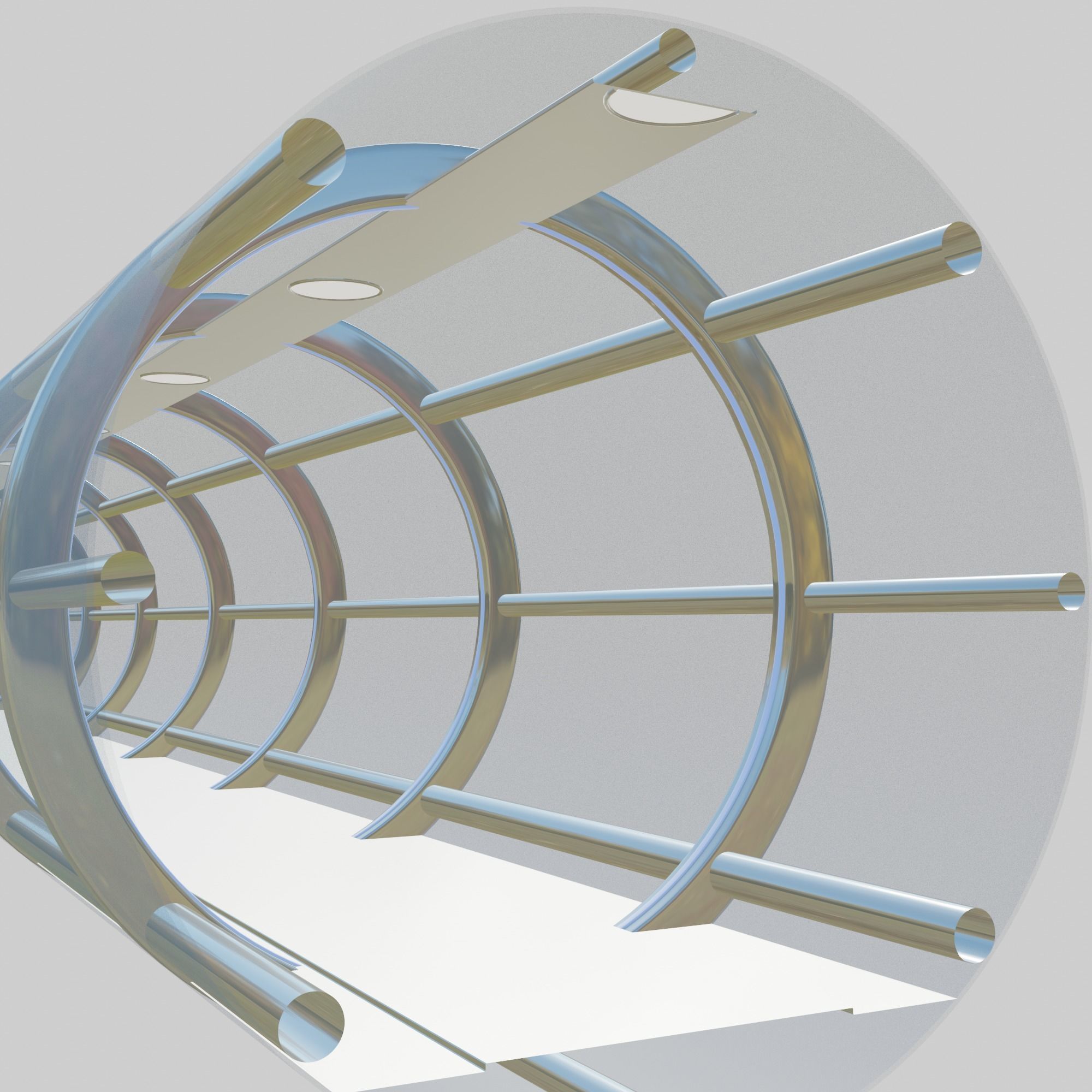 Future tunnel 3D model_1