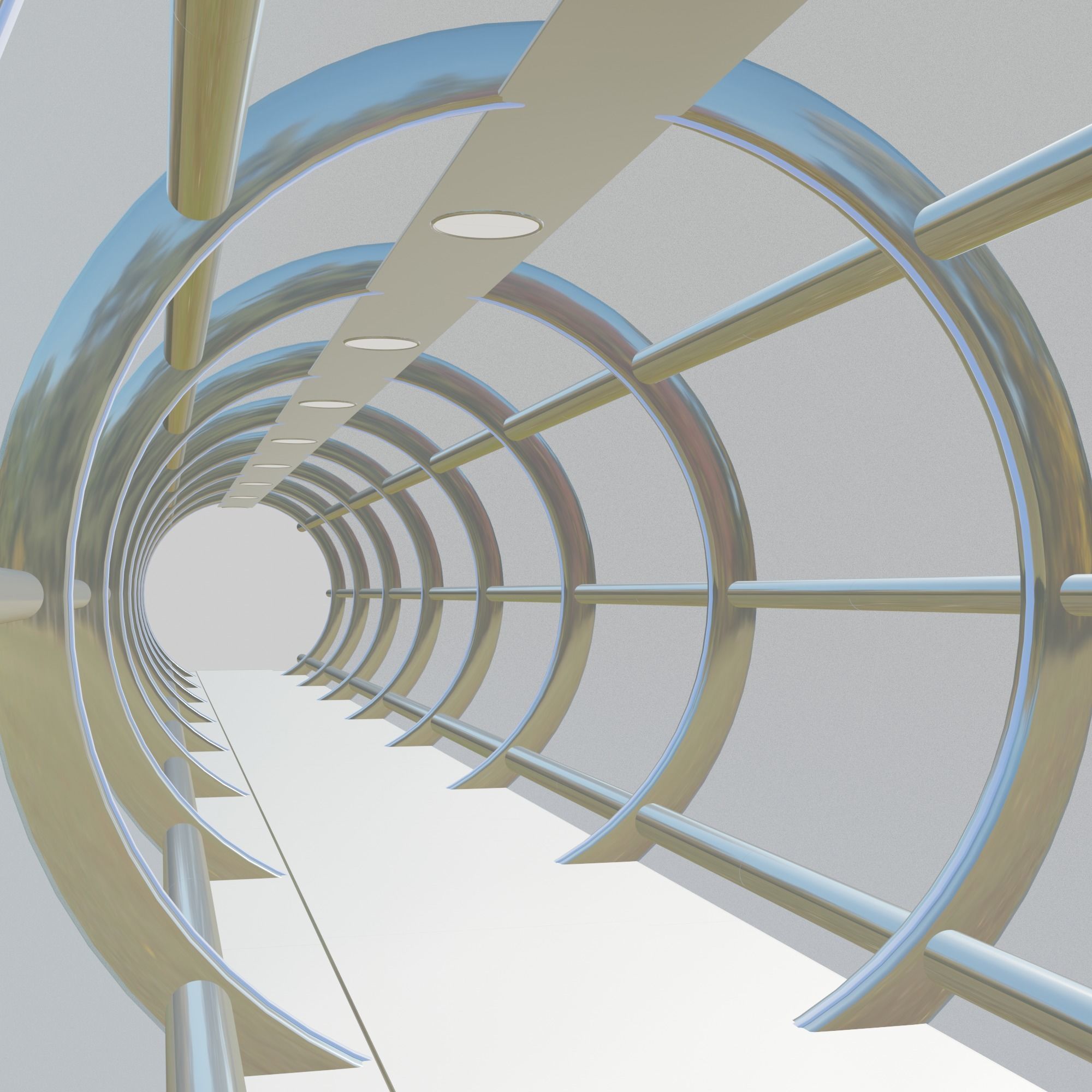 Future tunnel 3D model_4