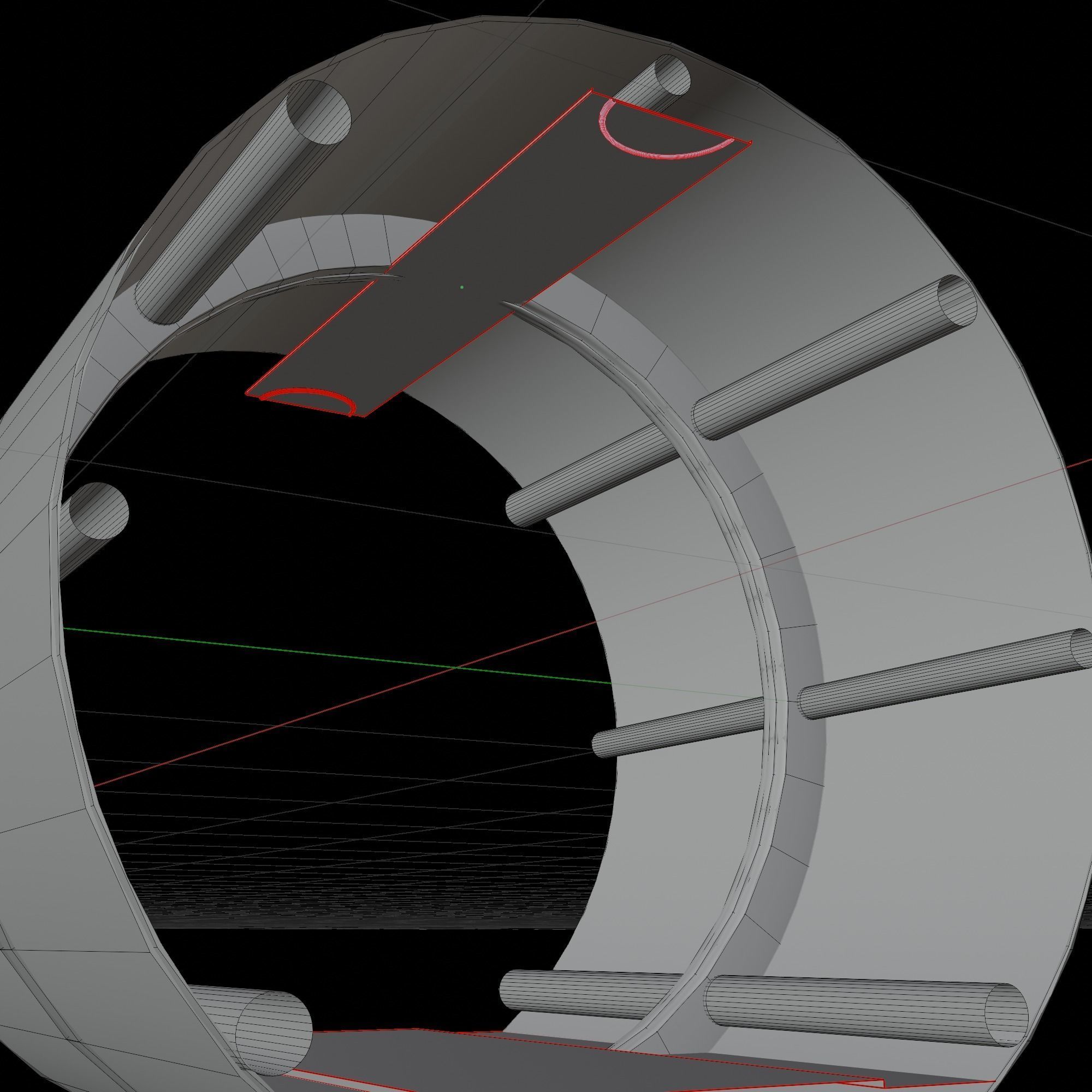 Future tunnel 3D model_6