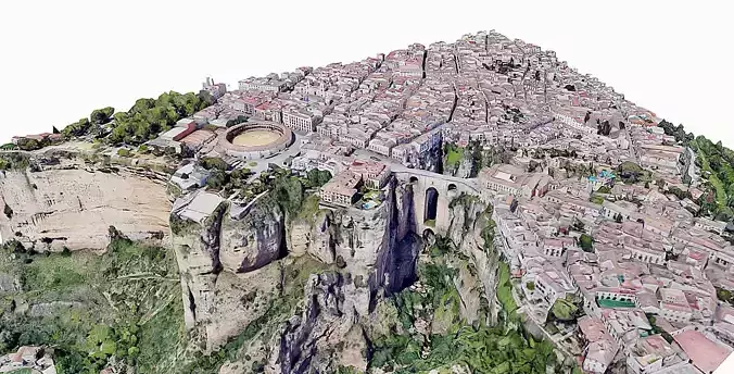 Ronda-bridge-cliff city in spain