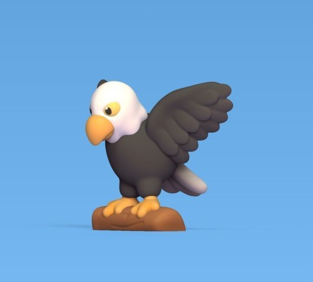 Flying Eagle 3D print model_1
