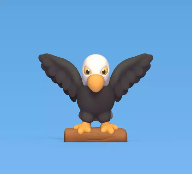 Flying Eagle 3D print model_0
