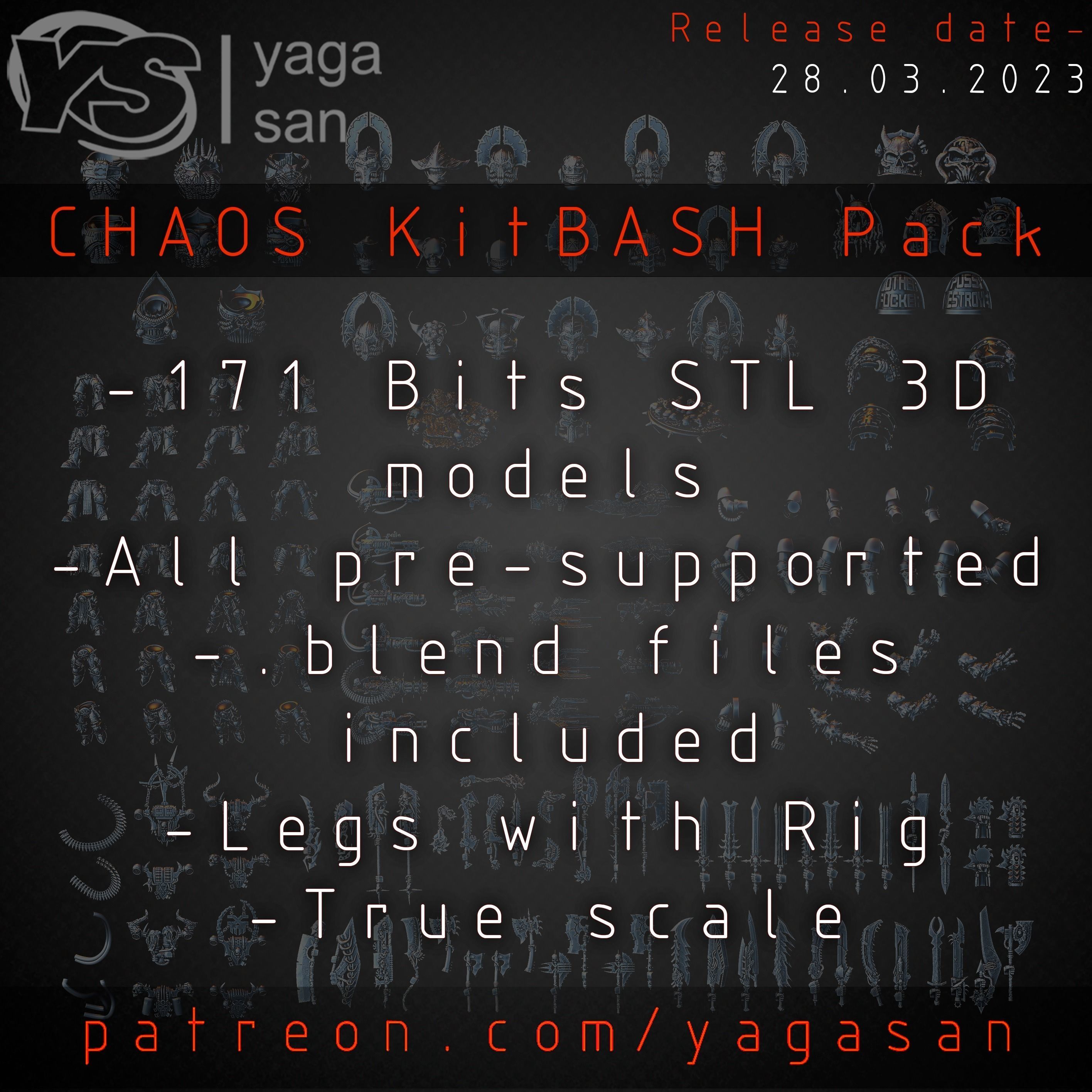 Chaos KitBASH Pack 3D print model_1