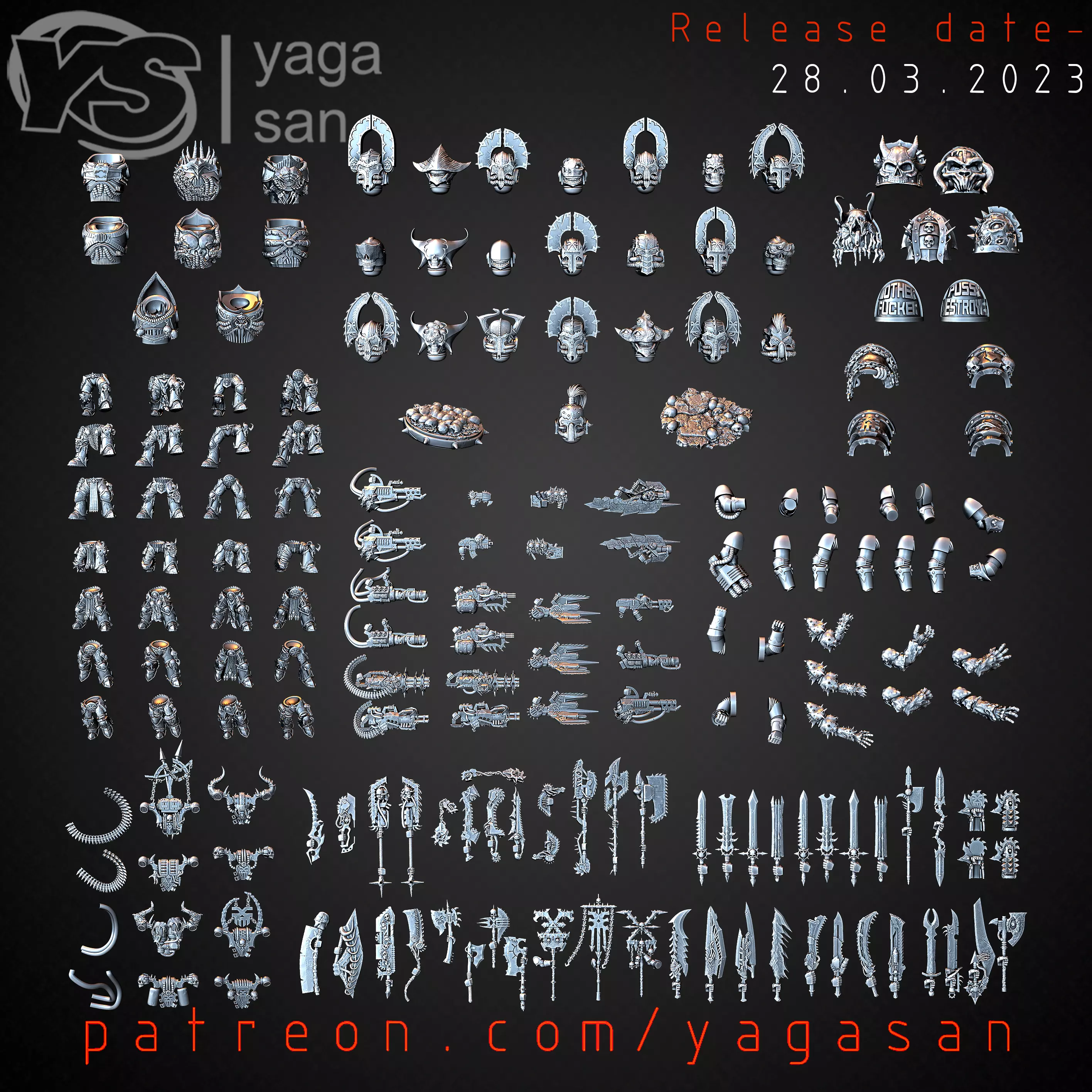 Chaos KitBASH Pack 3D print model_0