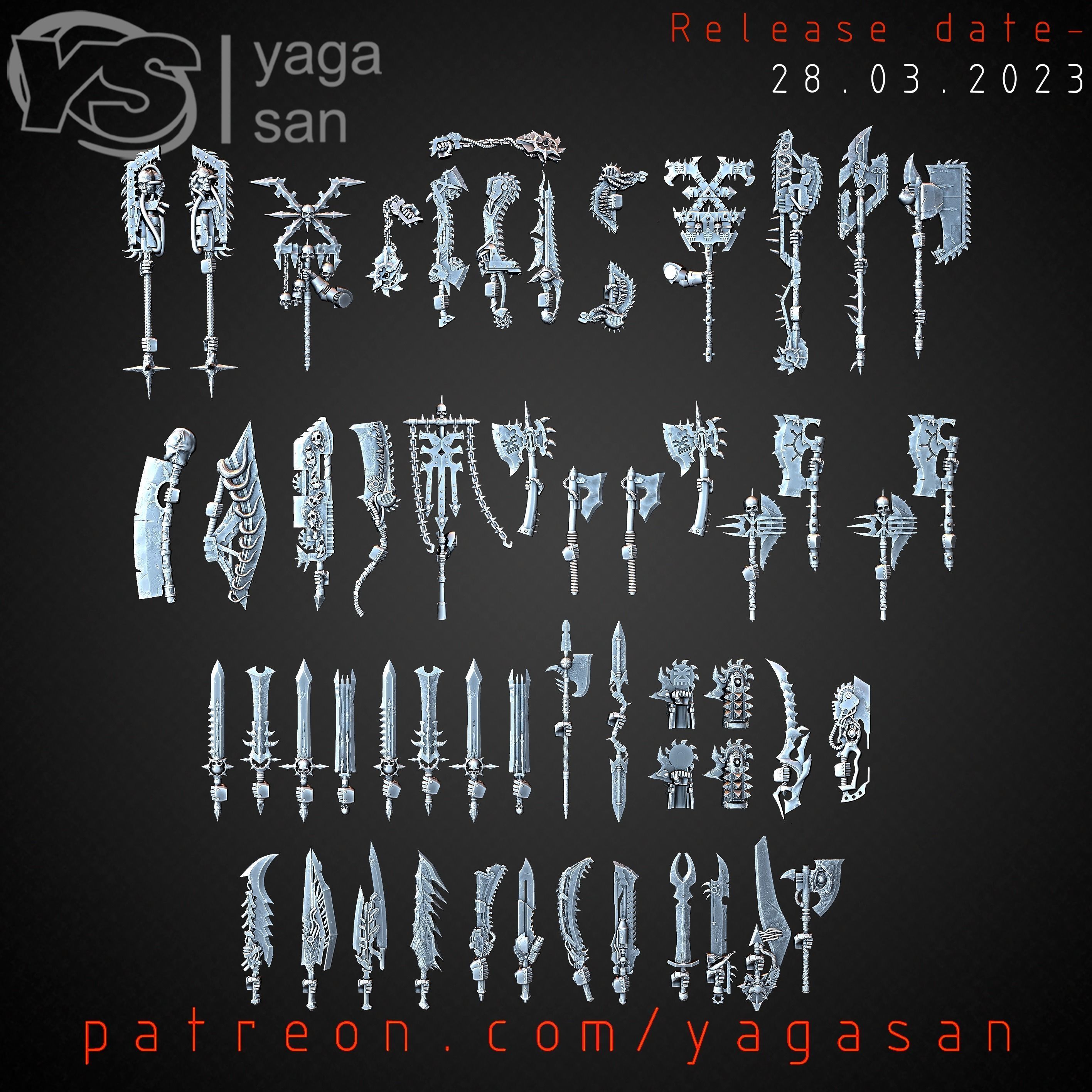 Chaos KitBASH Pack 3D print model_9