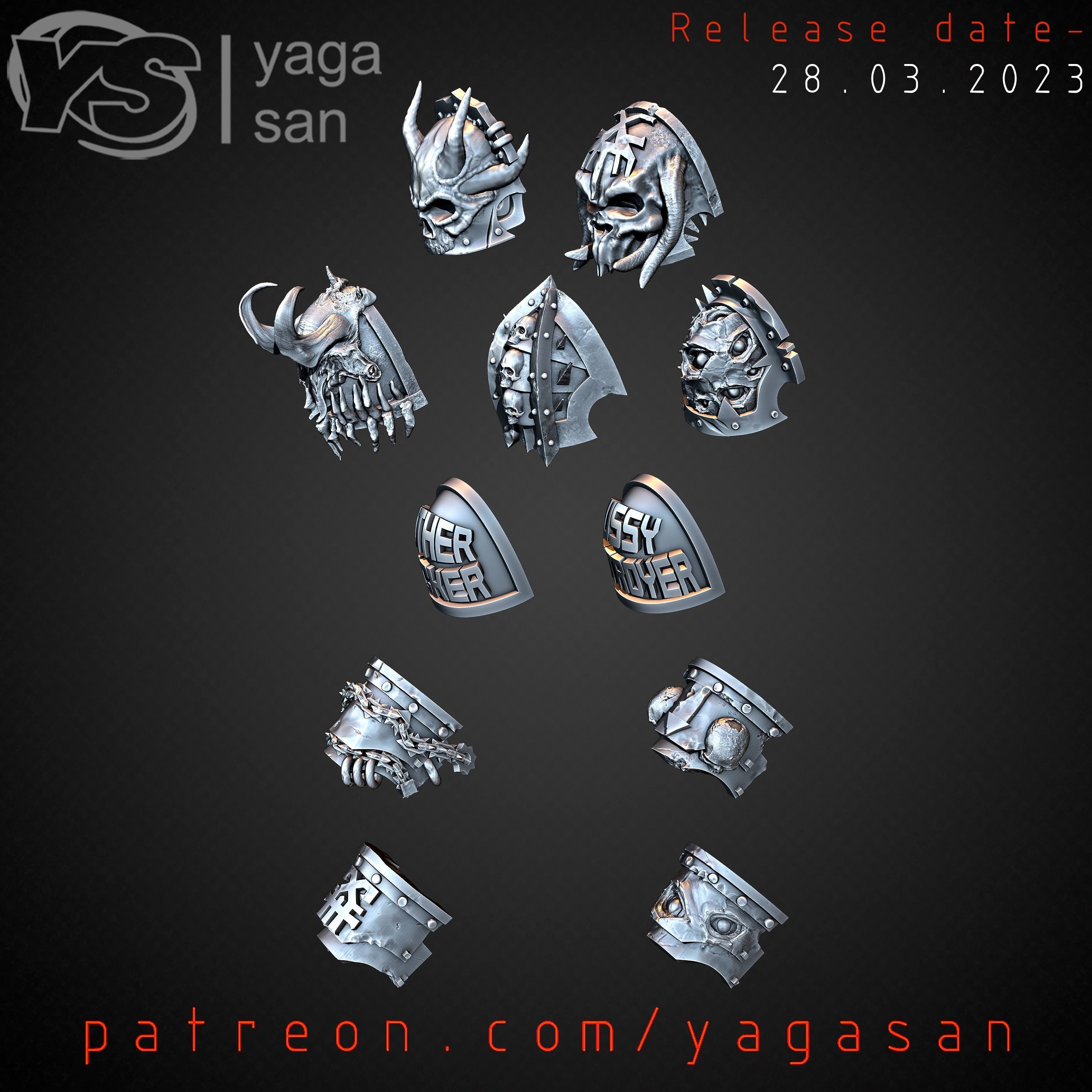 Chaos KitBASH Pack 3D print model_11