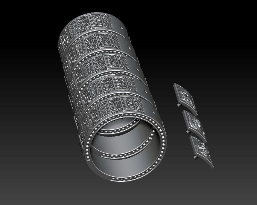 Orthodox christianity ring wedding band  3D print model_11