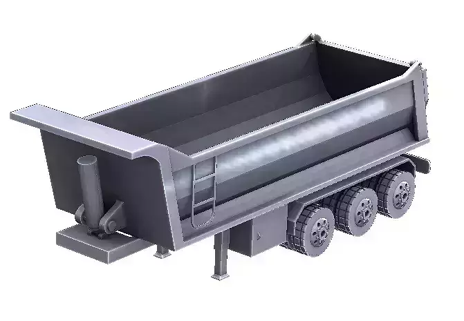 Trailer scaled 3D print model