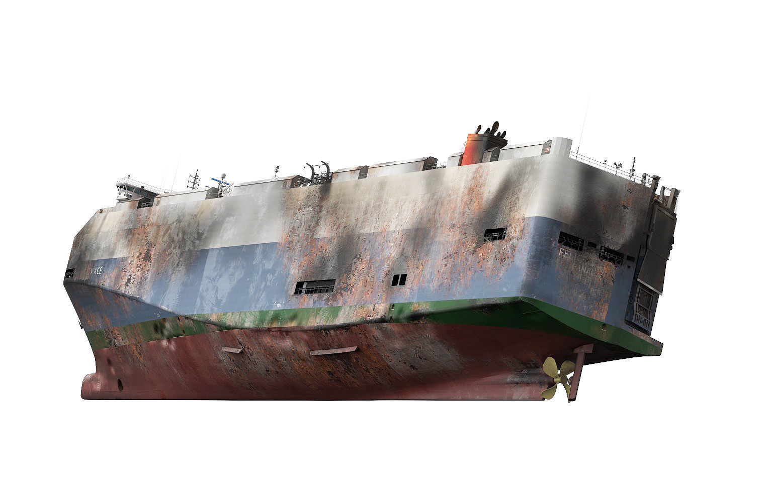 Burnt ship 3D model_5