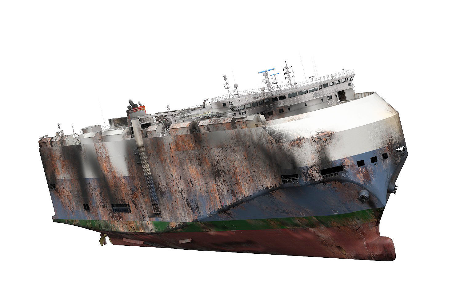 Burnt ship 3D model_4
