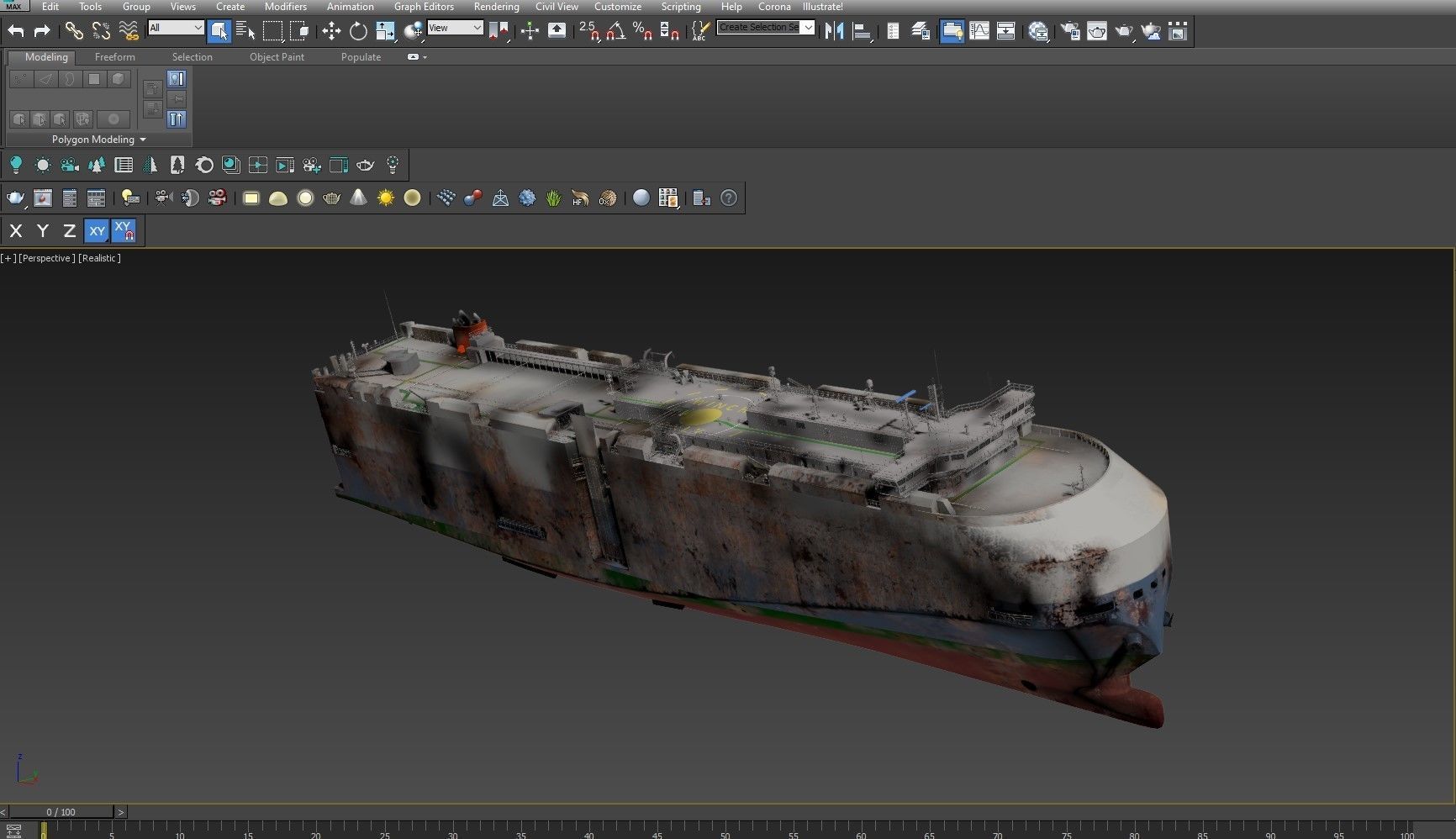 Burnt ship 3D model_12