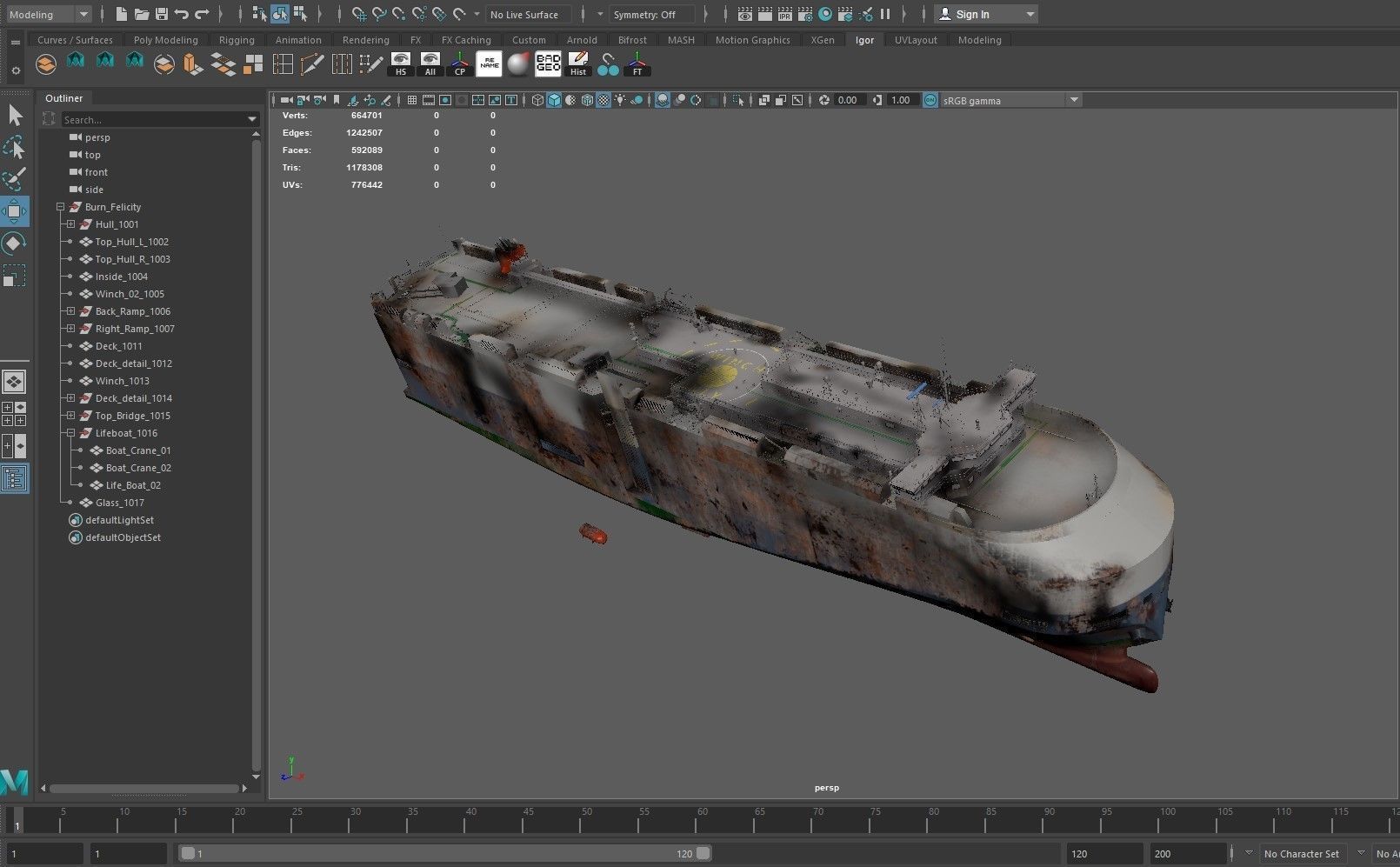 Burnt ship 3D model_11