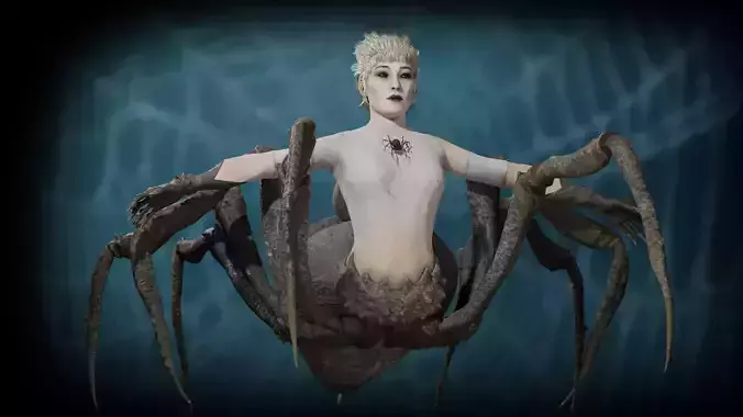 Arachne female spider