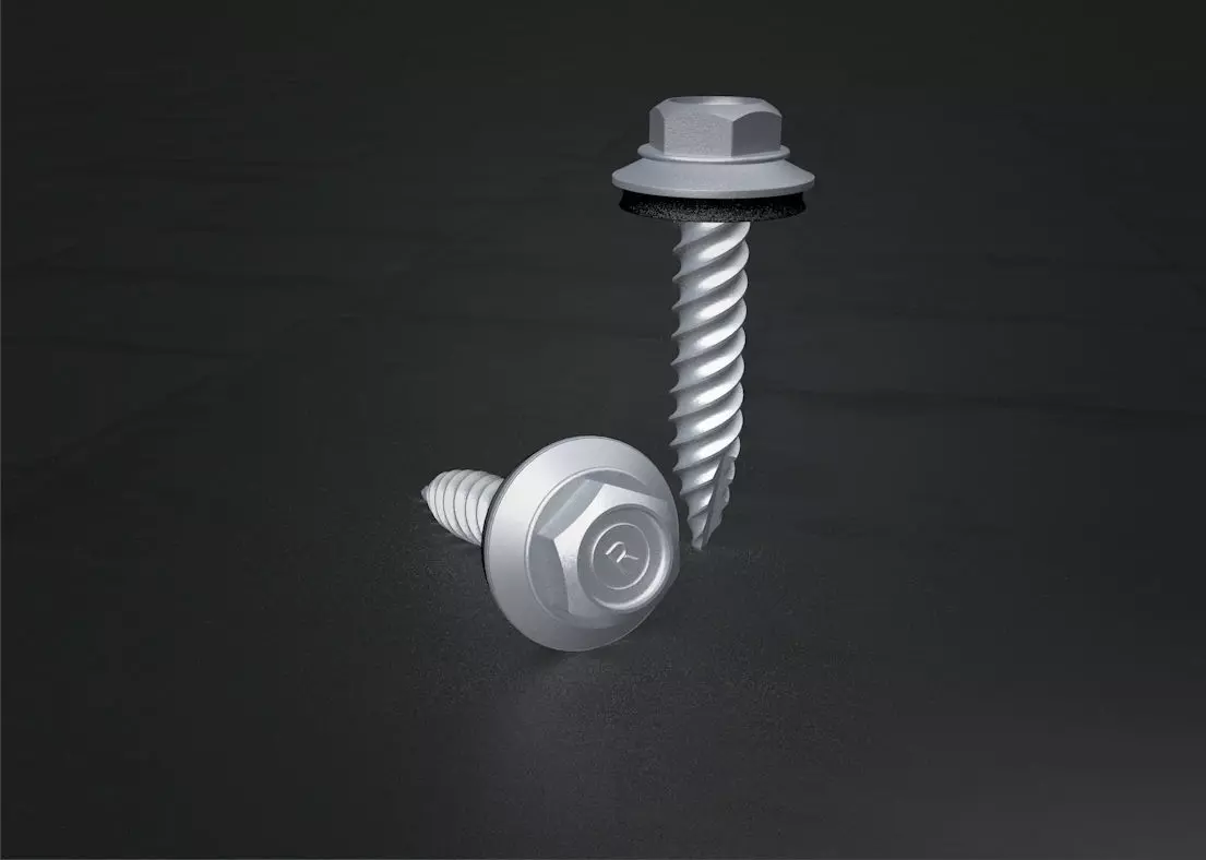 Metal Roofing Screw 3D model_0