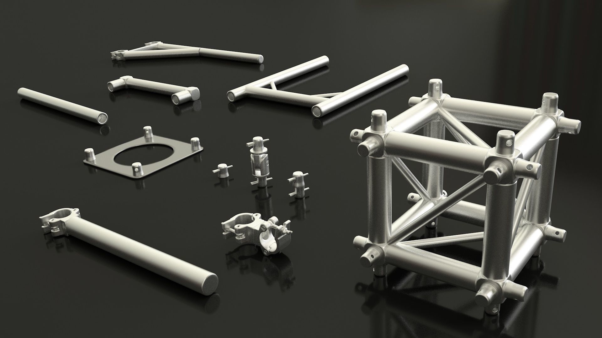 Stage constructions elements 3D model_6