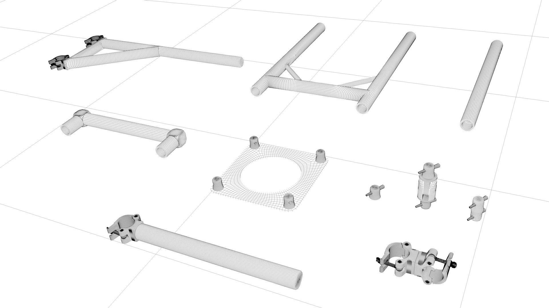 Stage constructions elements 3D model_10