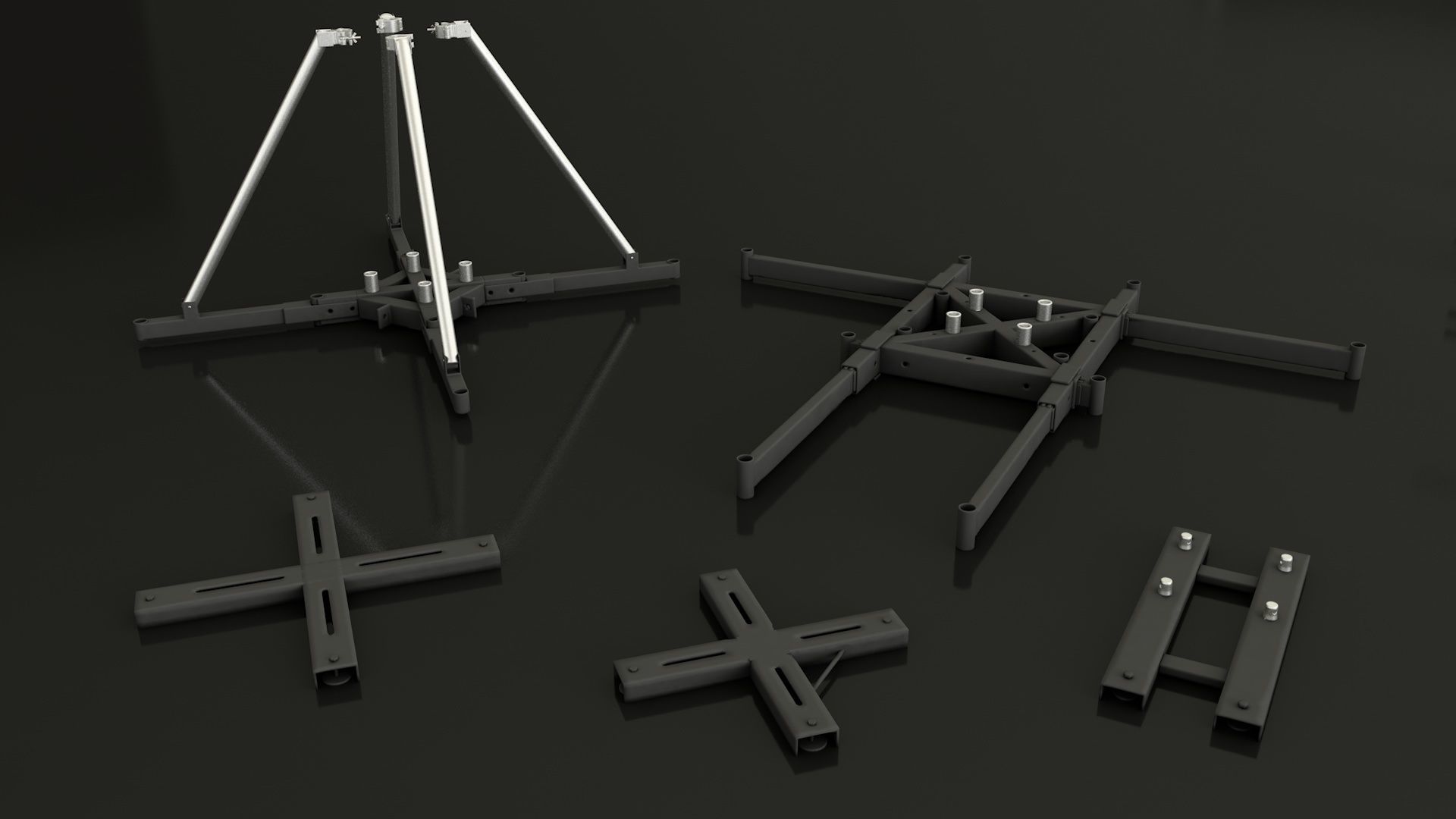 Stage constructions elements 3D model_7