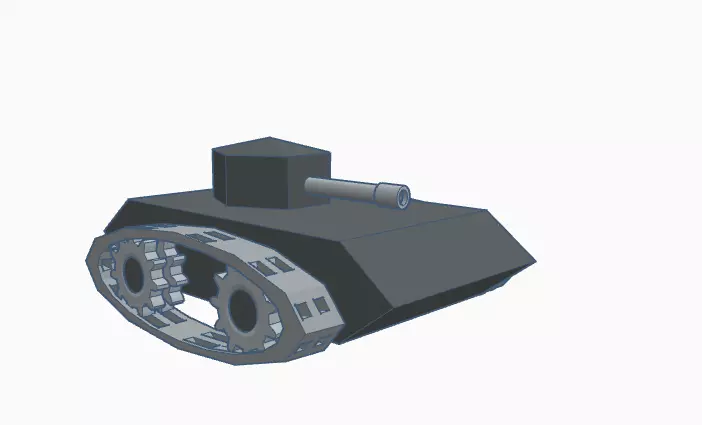 Tank V2 3D print model