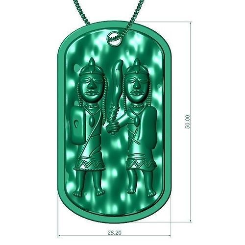 Dog Pendant 3D print model