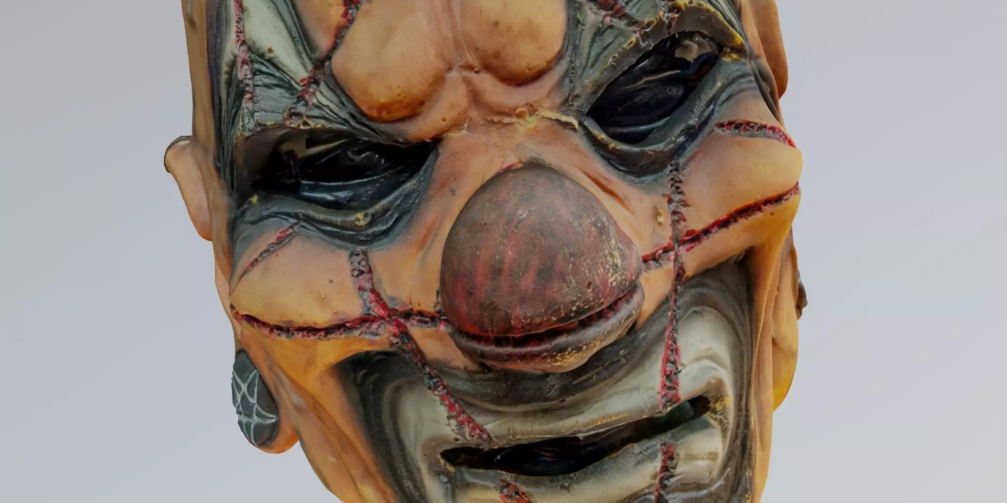 scary clown mask - detailed scan 3D model_0