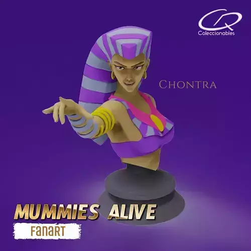 Mummies Alive - Chontra bust 3D print model
