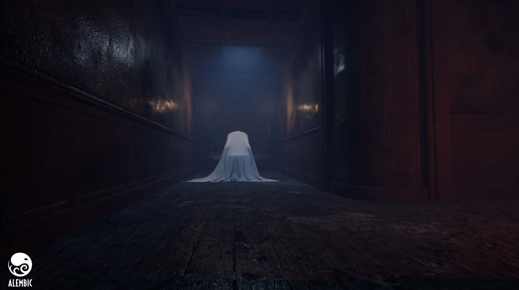 Abandoned Architecture Low-poly 3D model_7