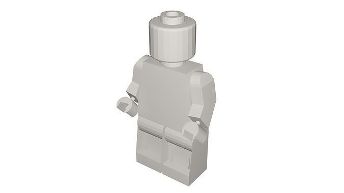 Lego character Low-poly 3D model