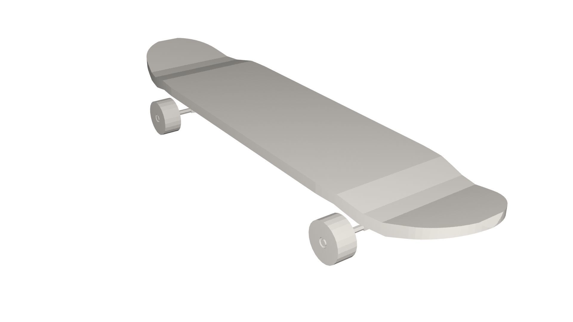 Skateboard 3D model_2