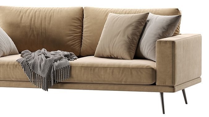 CARLTON SOFA BoConcept 3D model 6