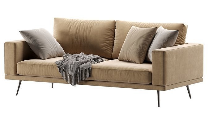 CARLTON SOFA BoConcept 3D model 4