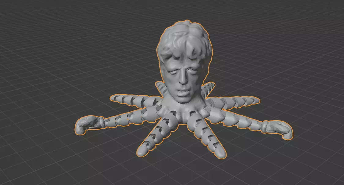 Rockypus octopus 3D print model_0