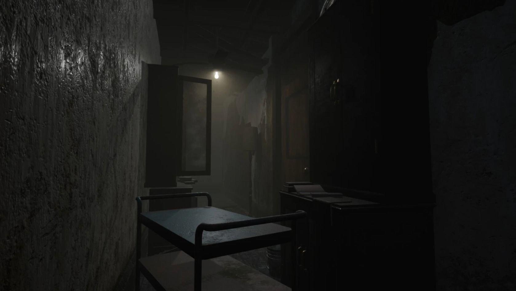 Abandoned Corridor Low-poly 3D model_2