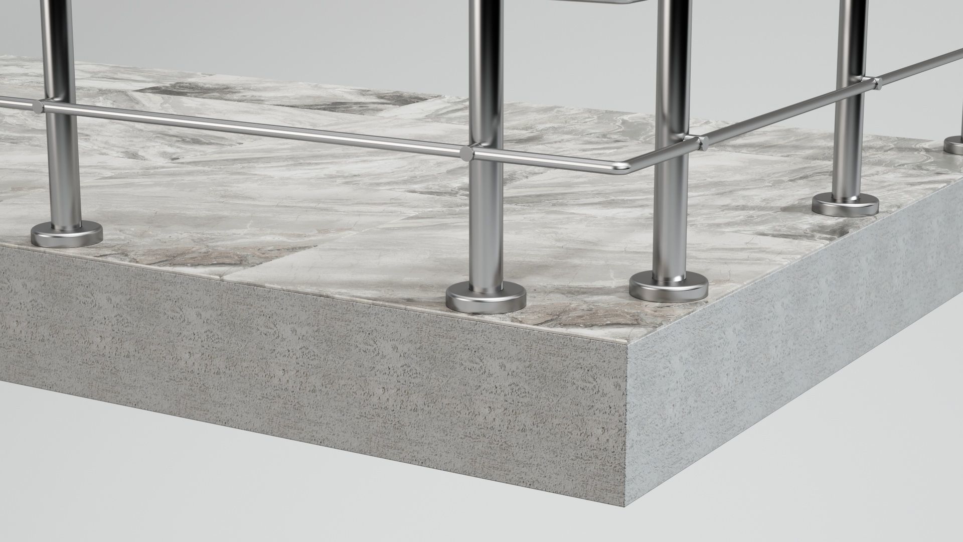 Balcony 4 pcs 3D model_15