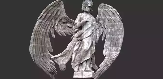 Heavens Envoy Winged 2 3D