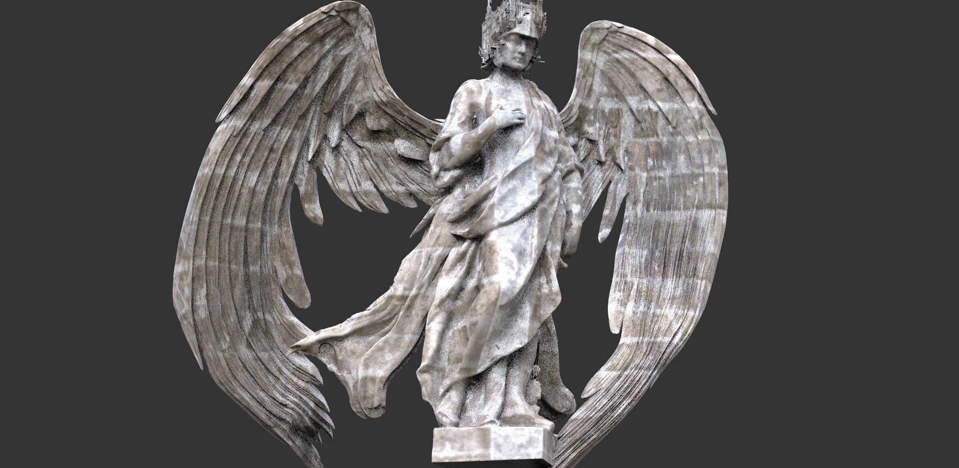 Heavens Envoy Winged 2 versions 3D model_1