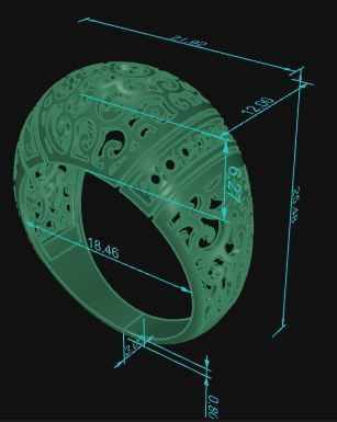 Ultra Vision Ring 382 3D print model_8