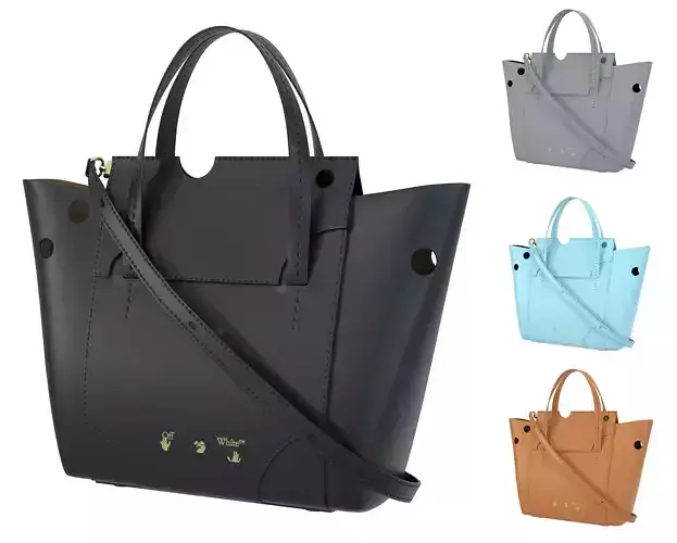 Off-White Burrow 25 Leather Tote